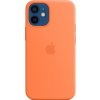 Pouzdro a kryt na mobilní telefon Apple Apple iPhone 12 mini Silicone Case with MagSafe Kumquat