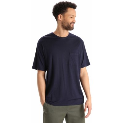 Icebreaker Mens Granary SS Pocket Tee Midnight Navy – Zboží Mobilmania