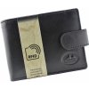 Peněženka Pánská kožená peněženka EL FORREST 916-67 RFID černá