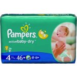 Pampers Active 4 46 ks – Sleviste.cz