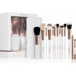 Zoë Ayla Makeup Brush Set štětec na pudr 1 ks + štětec na make-up 1 ks + štětec na tvářenku 1 ks + štětec na korektor 1 ks + štětec na konturování 1 ks + štětec na rty s pouzdrem 1 ks + štětec na oční – Zboží Mobilmania