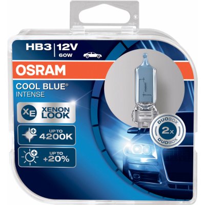 Osram Cool Blue Intense HB3 12V 60W P20d 2 ks – Hledejceny.cz
