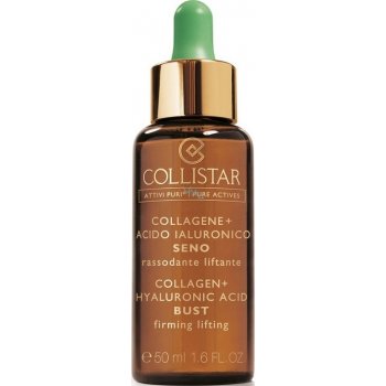 Collistar Pures Actives Collagen+ Hyaluronic Acid Bust Firming Lifting zpevňující a vyhlazující čisté látky na prsa a dekolt 50 ml