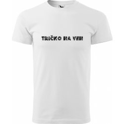 Sablio tričko s potiskem tričko na ven bílé