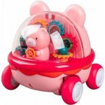 Naťahovacie autíčko pre deti Medvedík ružové CAB Toys – Hledejceny.cz