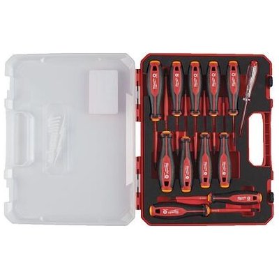 MILWAUKEE 4932479095 sada elektrikářských šroubováků 12 ks, v kufru 4932479095 – Sleviste.cz