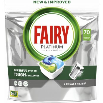 Fairy Platinum tablety do myčky 70 ks