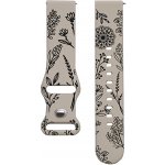 Madvell Silikonový řemínek béžová s černou – Zboží Dáma