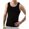 Pánské tílko a tričko bez rukávů Gina Eco Bamboo 58008P černá