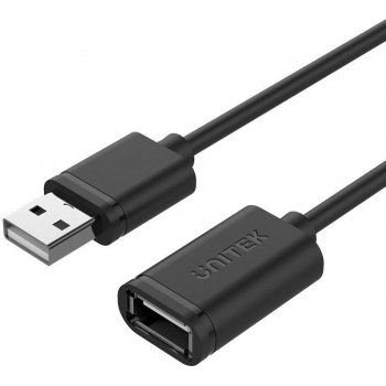 Unitek Y-C417GBK prodlužovací USB 2.0 AM-AF, 3m, černý