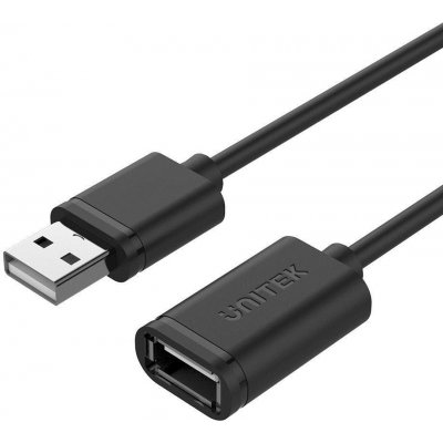Unitek Y-C417GBK prodlužovací USB 2.0 AM-AF, 3m, černý – Zbozi.Blesk.cz