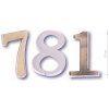 Domovní číslo Domovní číslice COBRA "4" 100 mm (OFS, OLV, ONS), ONS - nikl matný