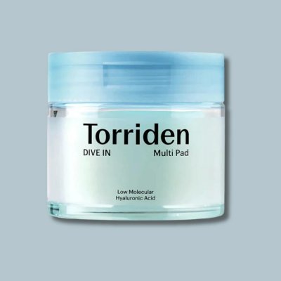 Torriden Dive-In Low Molecule Hyaluronic Acid Multi Pad hydratační pleťové tampony 80 ks – Zboží Mobilmania