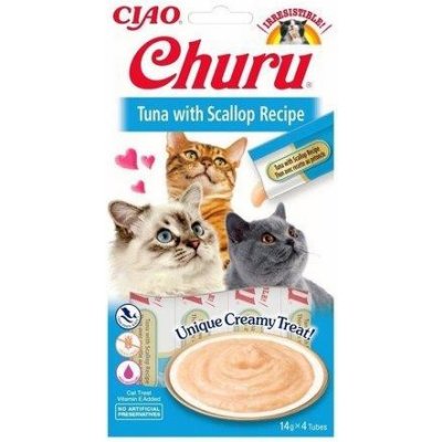 Churu Cat Tuna with Scallop 4x14g – Zbozi.Blesk.cz