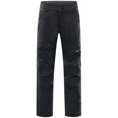 Alpine Pro Platan 4 dětské softshellové kalhoty KPAP158990 černé