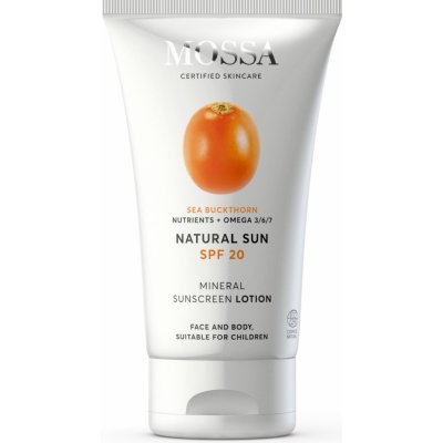 Mossa Natural Sun minerální opalovací krém SPF20 100 ml