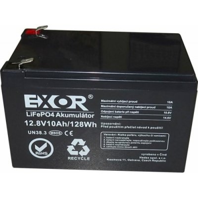EXOR LiFePO4 12,8V 10Ah LFP – Zboží Živě