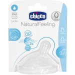 Chicco dudlík na láhev Natural Feeling silikon pomalý průtok 1 ks V001515 – Zboží Dáma
