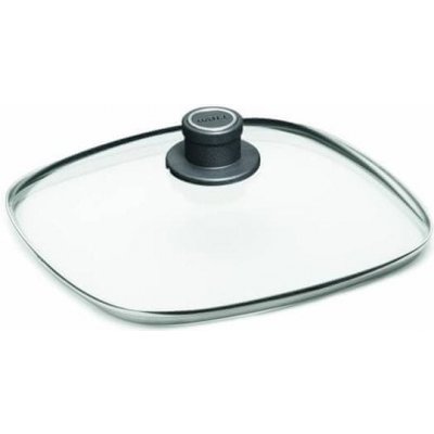 Woll skleněná poklice čtvercová 28x28cm z bezpečnostního skla – Zboží Mobilmania