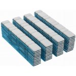 Samolepící vyvažovací tělíska SLIM s šedým povlakem 4x5g + 4x10g 100 pásků, Invento EXPTPALU-FE-ECO2C