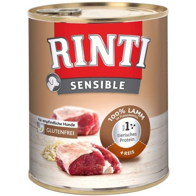 Rinti Sensible jehněčí s rýží 12 x 0,8 kg – Zboží Mobilmania