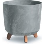 Prosperplast Květináč GRACIA TUBUS BETON EFFECT 29,8 cm šedý – Zboží Dáma