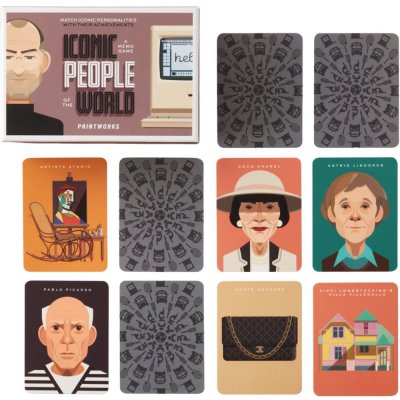 Printworks Pexeso Iconic People – Hledejceny.cz