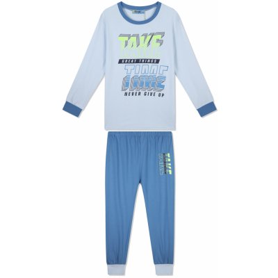 Kugo chlapecké pyžamo MP1341 sv.modrá