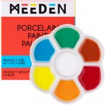 Paleta porcelánová MEEDEN květina 7 přihrádek, 12 x 12 x 1,5cm – Zboží Dáma