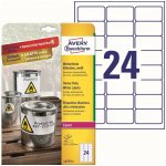 Avery Zweckform L4773-8 Odolné PET etikety 63,5x33,9mm 192 ks bílá – Zboží Mobilmania
