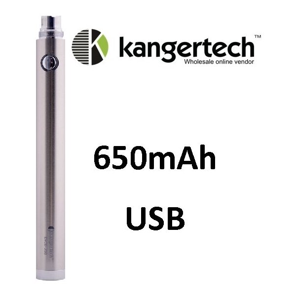 Kangertech EVOD baterie s USB Silver 650mAh od 369 Kč - Heureka.cz