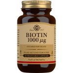 Solgar Biotin 1000 mg 50 kapslí – Hledejceny.cz