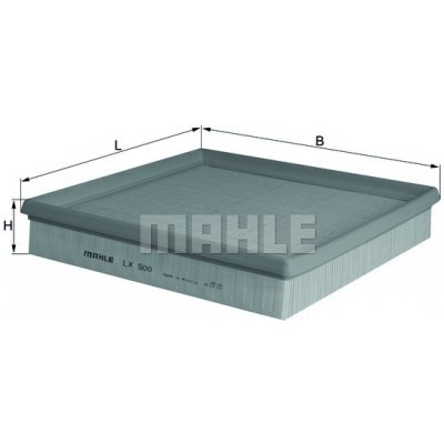 MAHLE ORIGINAL Vzduchový filtr LX500 – Hledejceny.cz