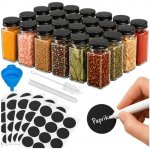 Ruhhy Sada skleněných dóz na koření 120 ml 24 ks – Zboží Mobilmania