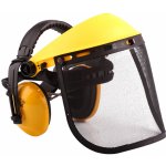 Ochranný štít se sluchátky a kovovou síťkou – Hledejceny.cz