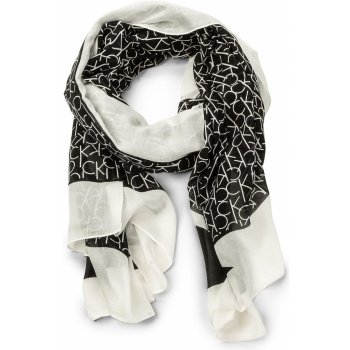 Calvin Klein Šál black label Ck Allover Scarf K60K604136 001