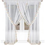 BytoTex Hotová voálová záclona LG 298, 400x250 cm – Hledejceny.cz