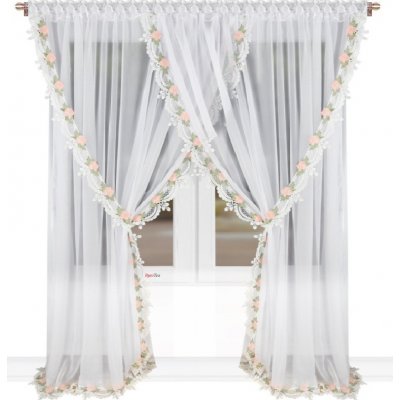 BytoTex Hotová voálová záclona LG 298, 400x250 cm – Hledejceny.cz