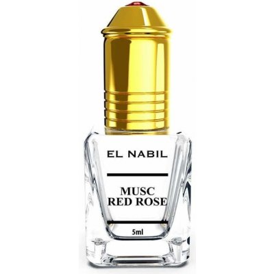 El Nabil musc red rose parfémovaný olej unisex 5 ml roll-on