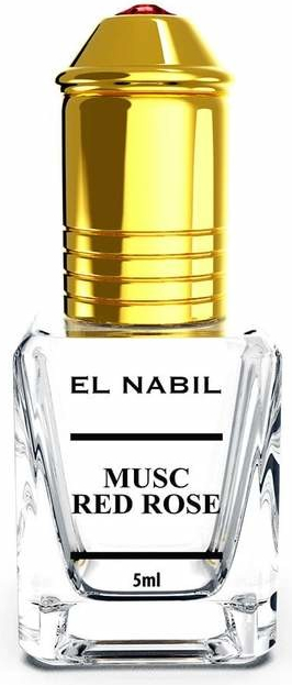 El Nabil musc red rose parfémovaný olej unisex 5 ml roll-on