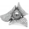 Prsteny Beny Jewellery zlatý s Přírodní Perlou a diamanty 2010457