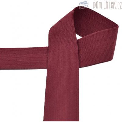 Pruženka bordó, šíře 40 mm – Zboží Dáma