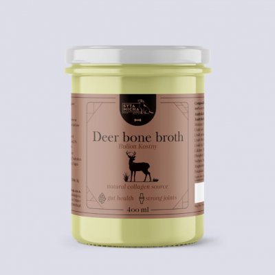 Syta micha Vývar z jeleních kostí 400 ml – Sleviste.cz