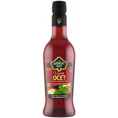 Bzenecký ocet kvasný vinný červený 6% 500 ml – Zboží Dáma Bzenecký ocet kvasný vinný červený 6% 500 ml – Zboží Dáma