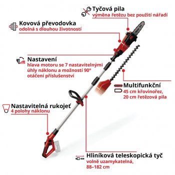 Einhell GE-HC 18 Li T-Solo 3410800