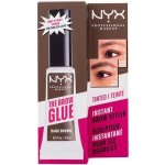 NYX Professional Makeup The Brow Glue Instant Brow Styler tónovací gel na obočí s extrémní fixací 04 Dark Brown 5 g – Hledejceny.cz