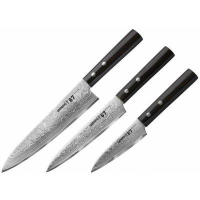 Startovací sada nožů šéfkuchaře 2 DAMASCUS 67 Samura – Zboží Dáma