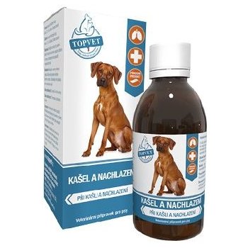 Topvet Green idea s.r.o. Kašel a nachlazení sirup pro psy 200 ml