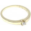 Prsteny Diante Zlatý prsten s briliantem 83000402