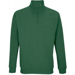 SOĽS Conrad Unisex mikina se 1/4 zipem SL04234 Bottle green